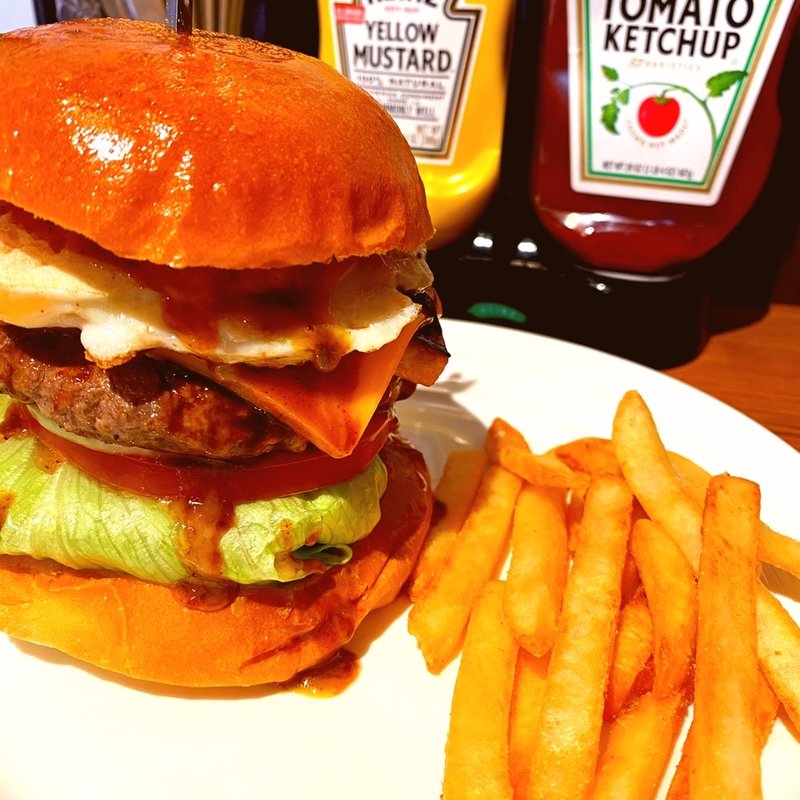 ベーコンチーズバーガー(バーグハック)