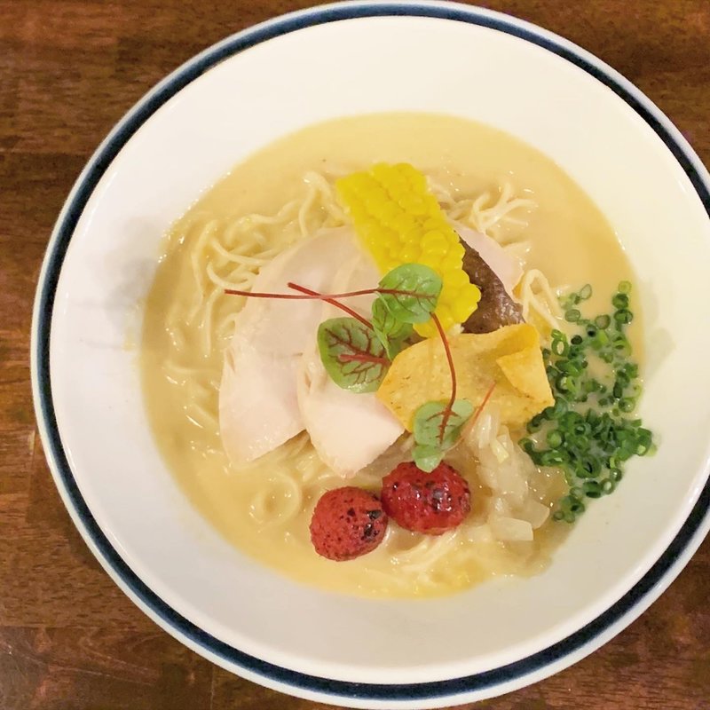 限定　冷やしとうもろこしらーめん(海老丸らーめん)