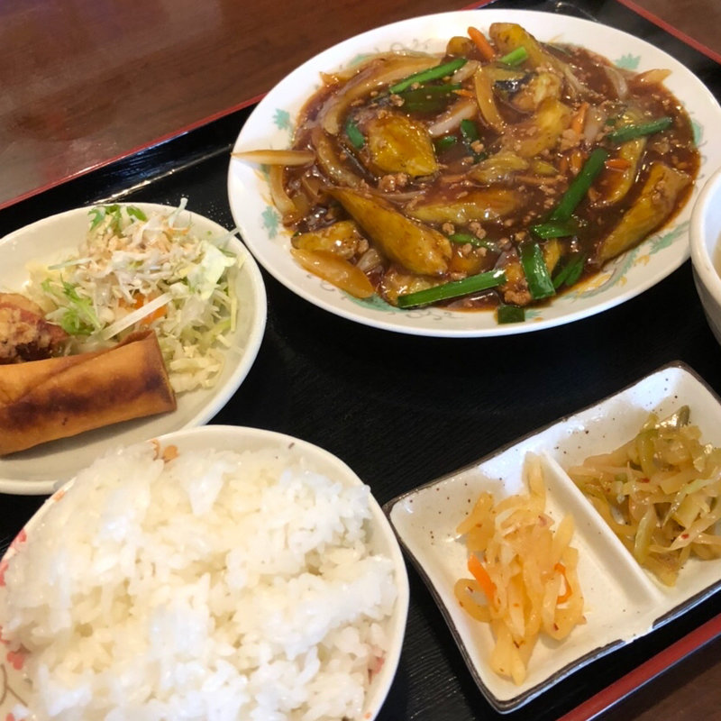 マーボーなす(中華料理福亭)