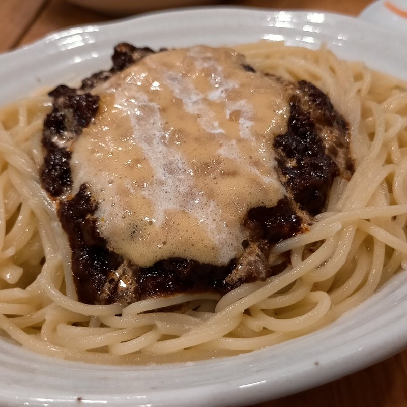 ミートソースと納豆(パスタビーノハシヤ 南口店)