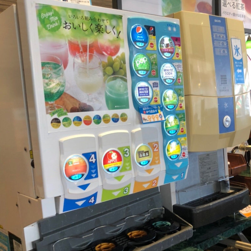 ジュニアドリンクバー(ジョリーパスタ 泉北店)