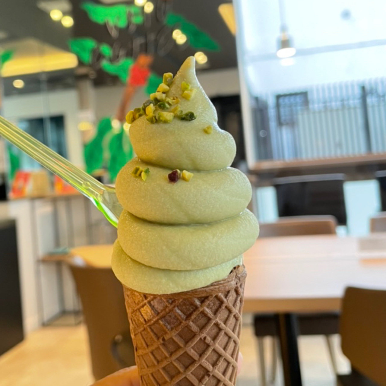 プレミアムピスタチオソフトクリーム(VITO 西新宿店 （ヴィト）)の