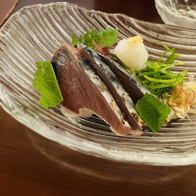 季節のヒレカツ定食(鰹のタタキ)(名代とんかつ かつくら 大津店 （なだいとんかつ かつくら）)