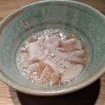 スープが美味しいもつ煮込み(ホルモン焼　婁熊東京 （ルクマトウキョウ）)