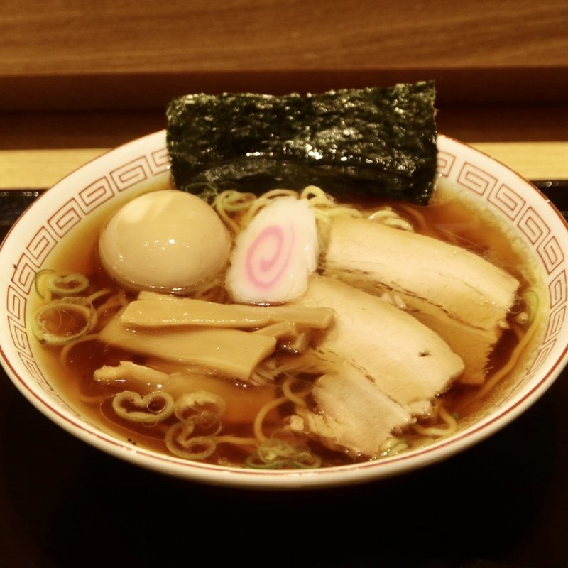 煮玉子入り　支那そば(吉祥庵ららぽーと沼津店)