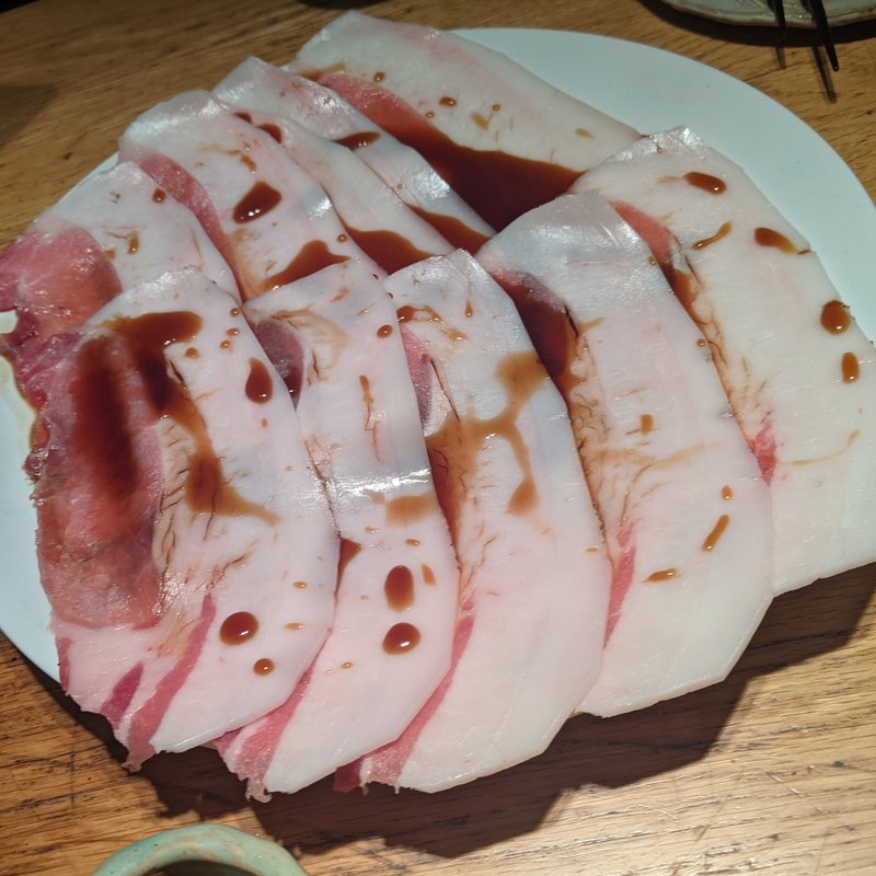 熟成黒豚ロース(ホルモン焼　婁熊東京 （ルクマトウキョウ）)