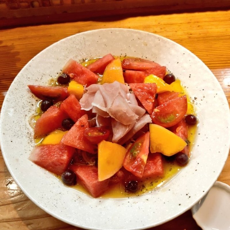 フルーツ冷やし中華(自家製麺 うろた)