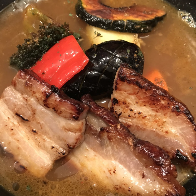 麦王ベーコンスープカレー(3104 知床スープカレー)