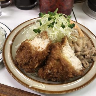 チキンカツ・しょうが焼きライス(キッチン南海 本店)