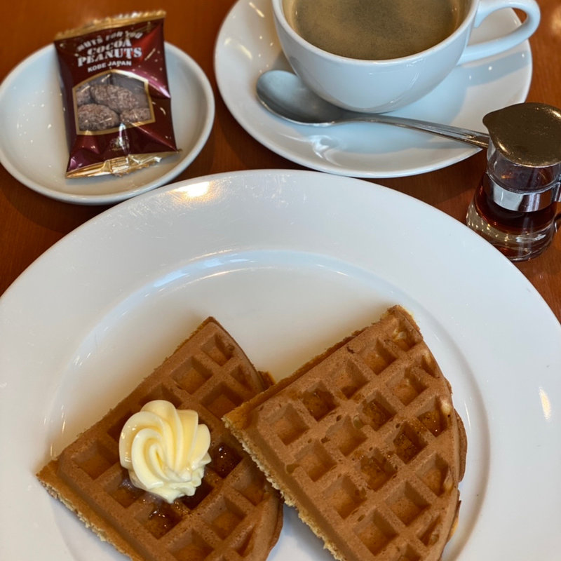 ワッフルモーニング(カフェ モロゾフ 京阪百貨店くずはモール店 （Cafe Morozoff）)