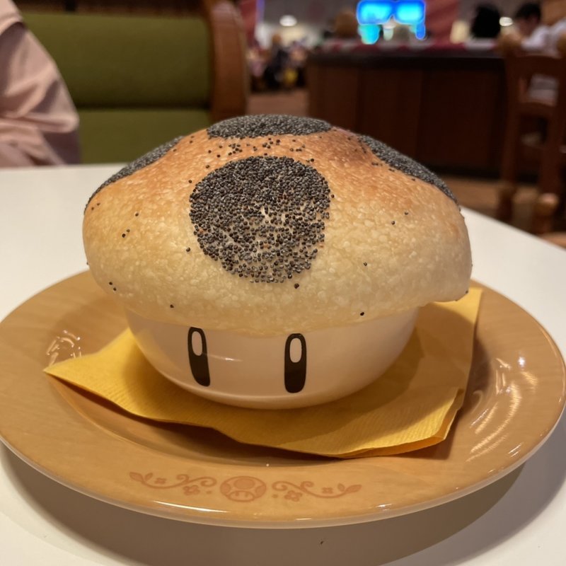 スーパーキノコ・ピッツァボウル ～マッシュルーム入りトマトソース～(ユニバーサルスタジオジャパン　フードカート )