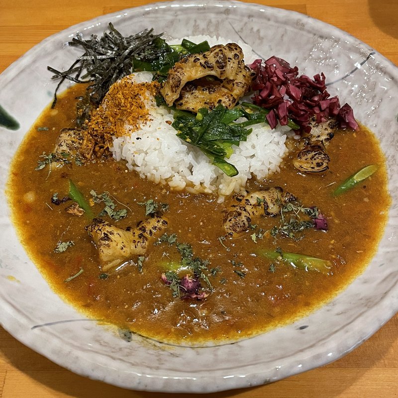 炙りしまちょう鯖出汁カレー(限定)(らんらんルー)