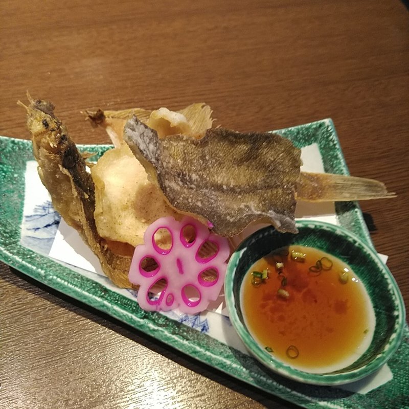 カレイの唐揚げ(やまぼうし )