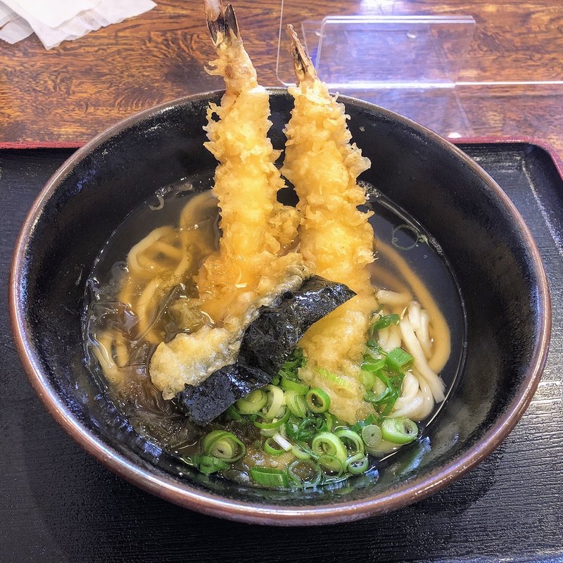 天ぷらうどん(手打ちうどん処 不二屋)