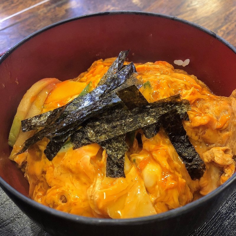 ミニ玉子丼(手打ちうどん処 不二屋)