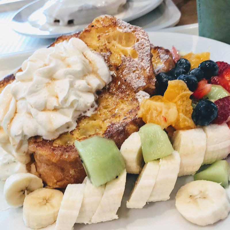 フルーツレインボーフレンチトースト(ホノルルコーヒー 表参道店)