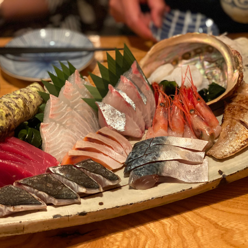 刺身盛り合わせ(魚秀)