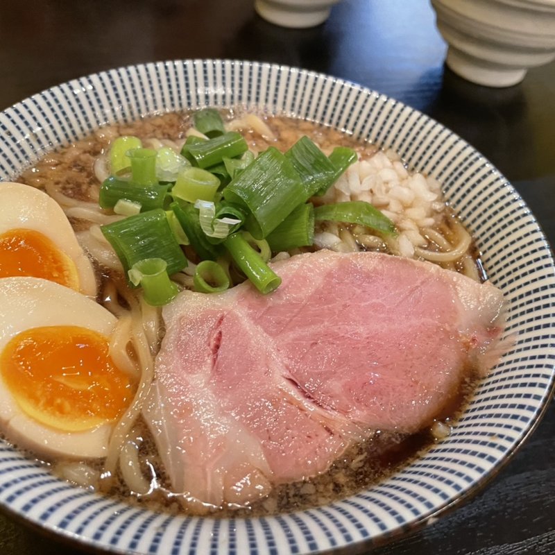 味玉煮干しラーメン(煮干し 一直線)