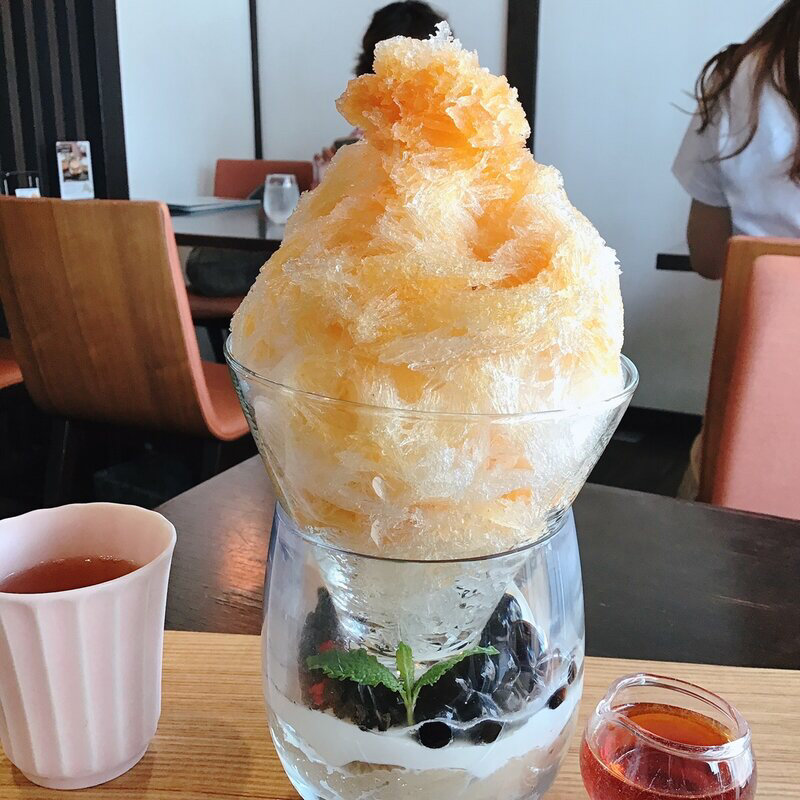 パフェ氷~紅茶蜜~(吉祥菓寮 祇園本店 )