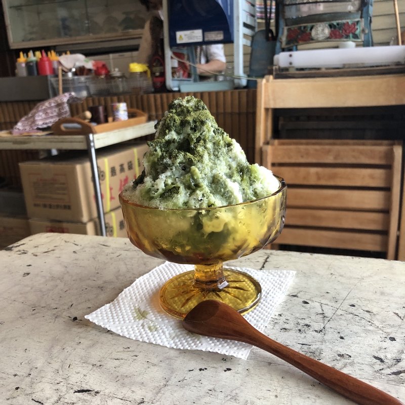 抹茶ミルク(氷工房 石ばし )