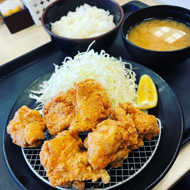 クリスピー唐揚げ定食(松のや 石神井公園店)
