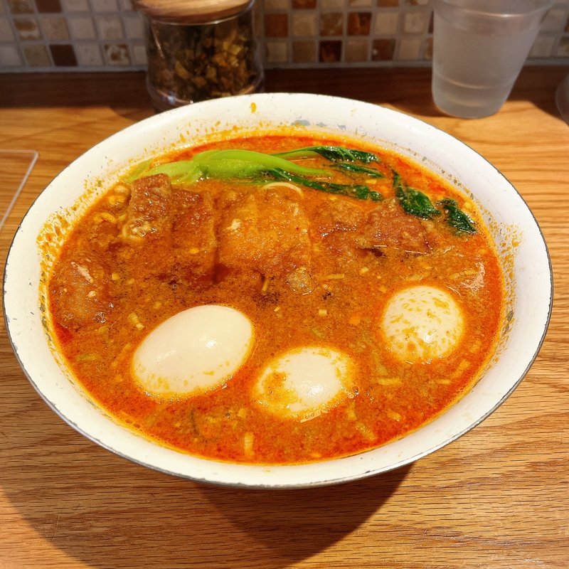 大麦三元豚排骨担々麺(Renge no Gotoku)