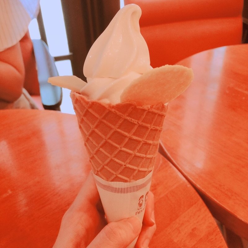 いもようかんソフトクリーム(ふなわかふぇ 浅草店)