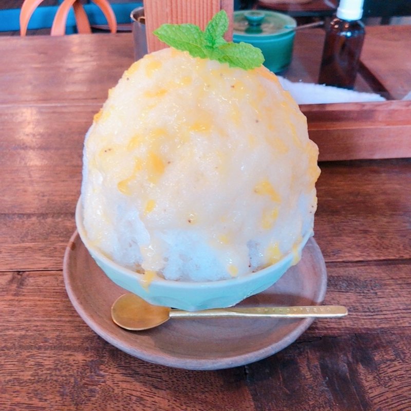 ミックスジュースかき氷(森森舎 カフェ＆陶芸教室)