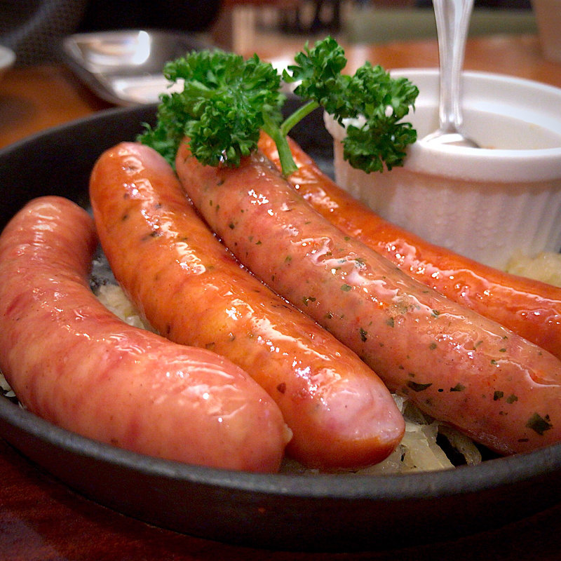 煌輝豚オリジナルソーセージ 盛り合わせ(アサヒスーパードライ 森のパルク )