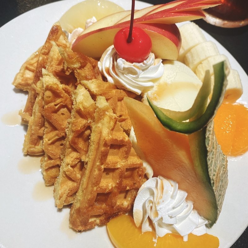 プリンワッフルセット(ドリヤード)