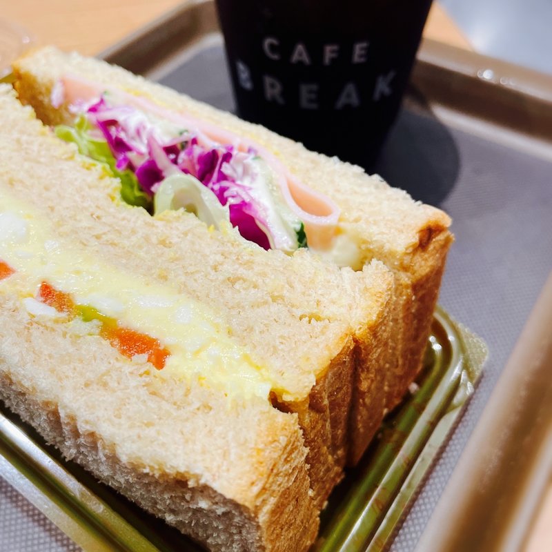 ミックスサンドランチ(カフェブレーク ホワイティ梅田店)