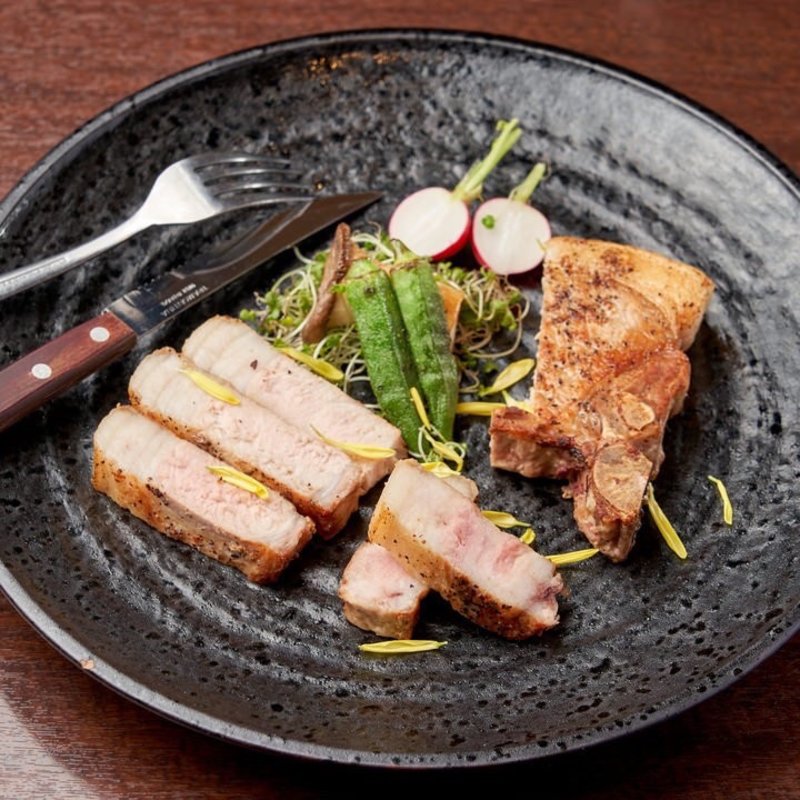 もち豚のステーキ(ぶれゑめん)