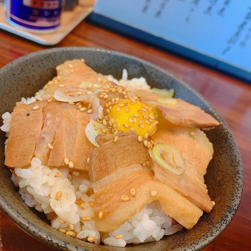 ミニチャーシュー丼(ラーメン製作所　FUKUMEN)