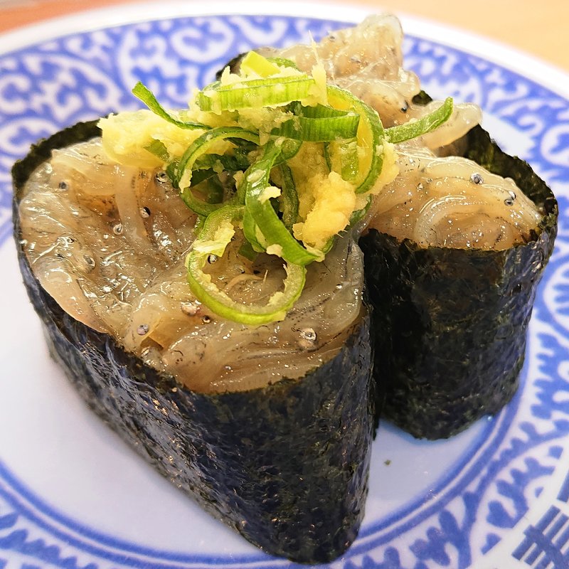 生しらす黄身醤油(無添くら寿司 八王子みなみ野店)