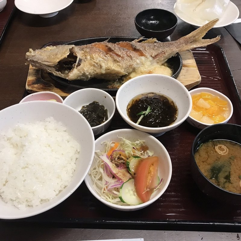 海鮮バター焼き定食(浜の家 （はまのや）)