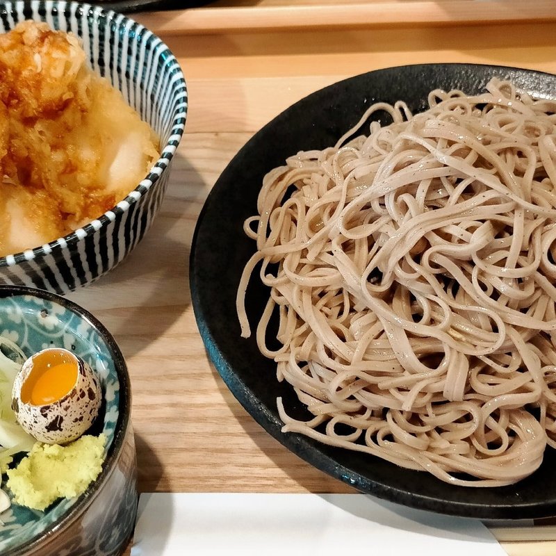 ランチBセット(田舎そば大盛)(相模屋そば店)