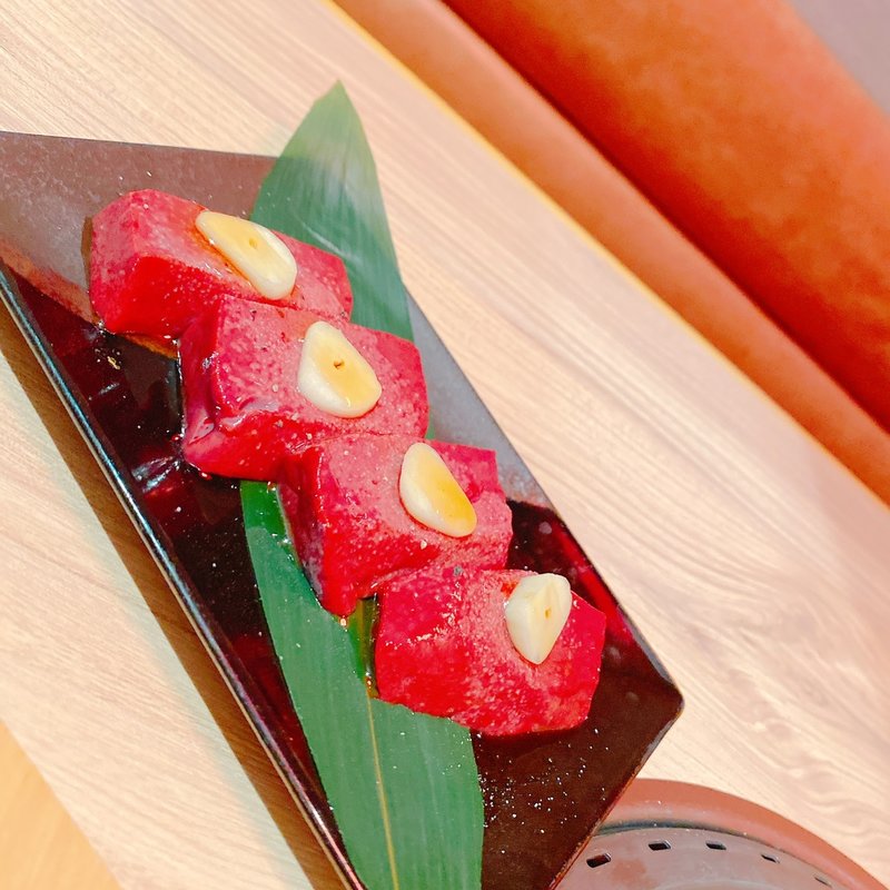 レバー(近江うし焼肉　にくTATSU 銀座店)