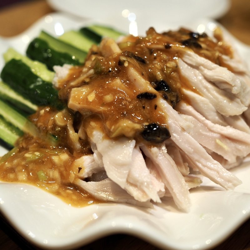 蒸し鶏(しろくま)