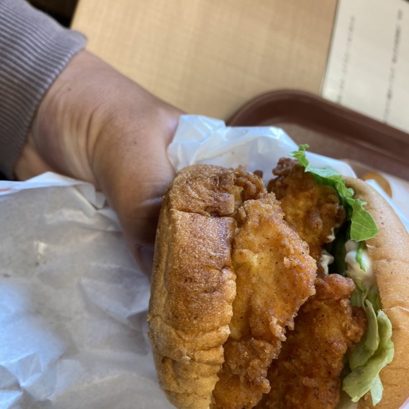 ダブルチキンフィレサンドセット(ケンタッキーフライドチキン妙蓮寺店)