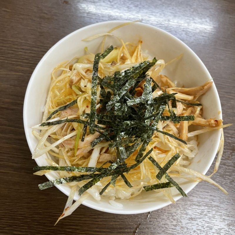 ネギチャ丼(横浜らーめん 壱八家 スカイビル店 （よこはまらーめん いっぱちや）)