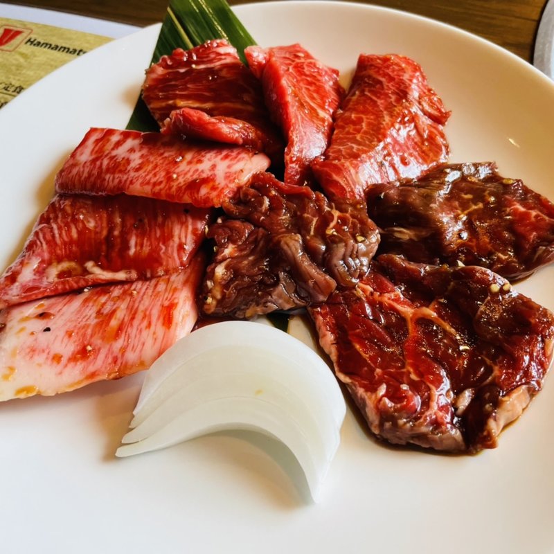 精肉3店盛り定食(焼肉・韓国料理 牛べえ 浜松町店)