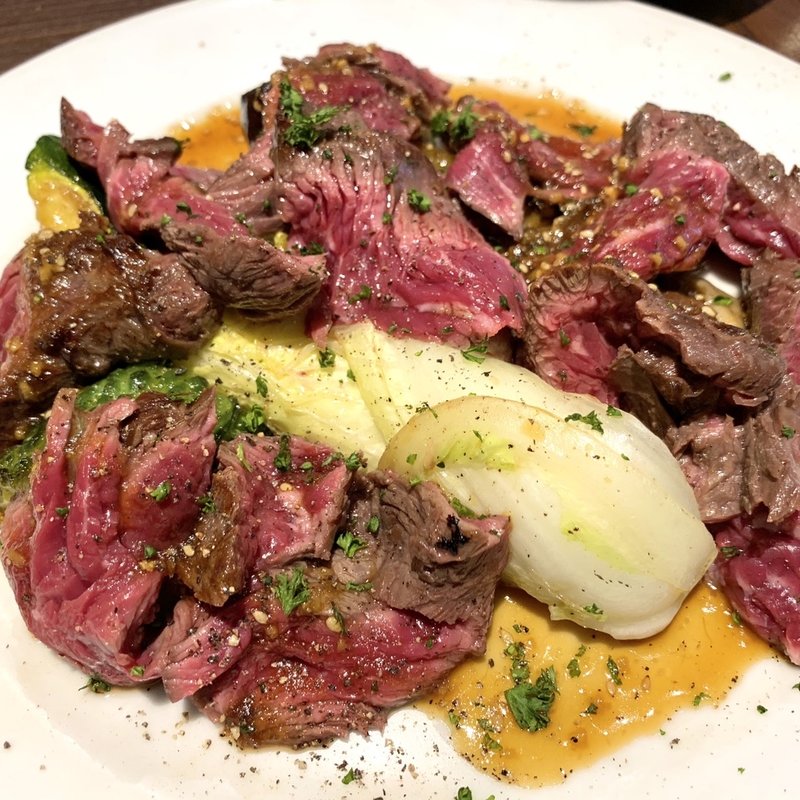 ハラミのビステッカ(トラットリア クイント)