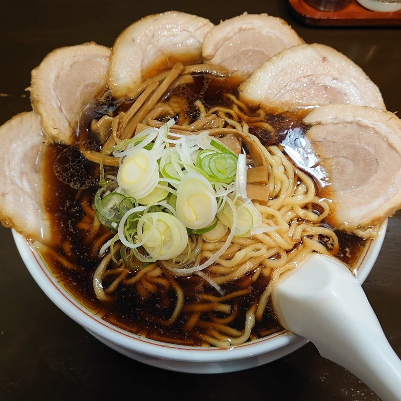 肉中華そば大盛り(丸 中華そば)