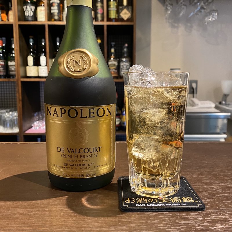 ブランデー(ハイボール)(お酒の美術館 錦伏見店)