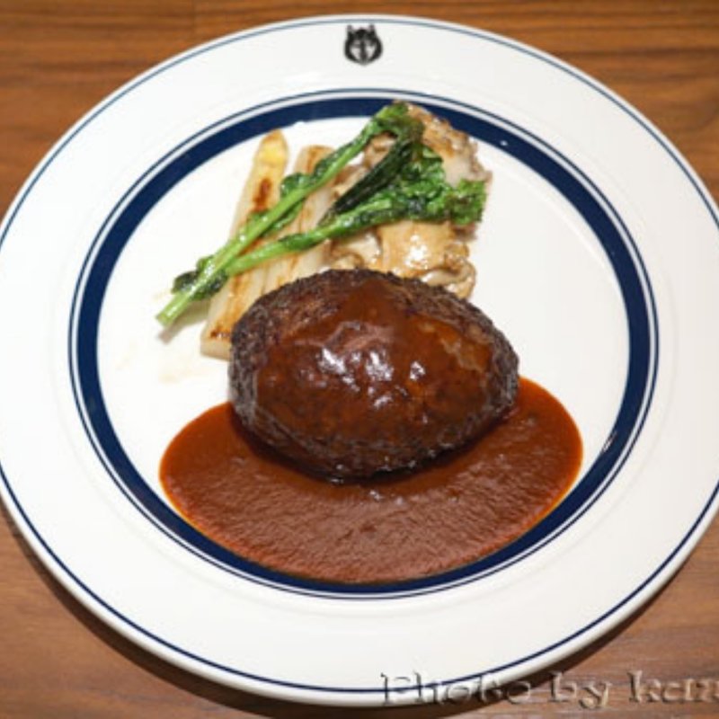 蝦夷鹿100%ハンバーグ(ELEZO GATE)