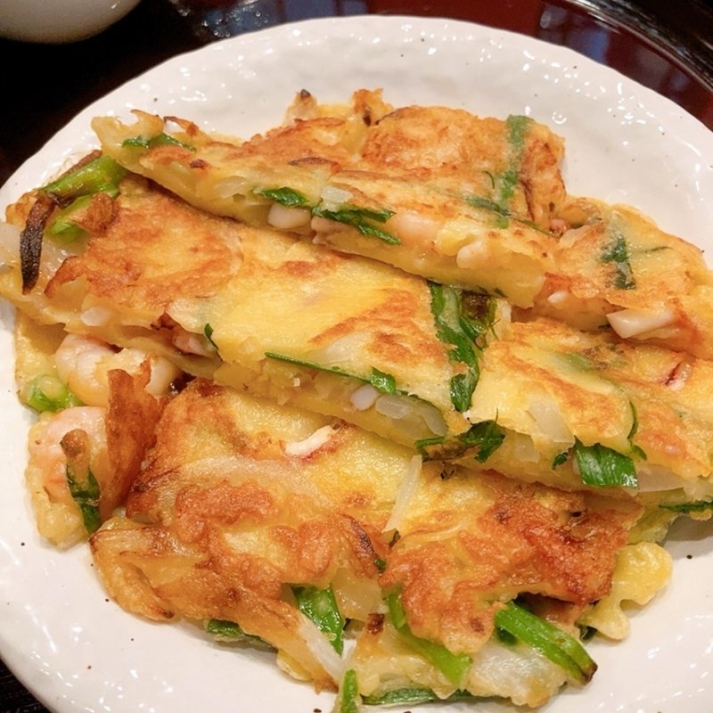 いかと海老のチヂミ（ハーフ）(シジャン 広島ＮＴＴパセーラ7F店 )