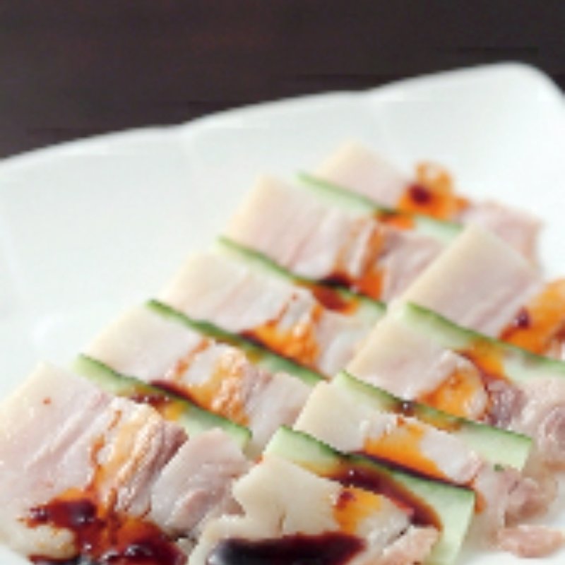 豚の薄切りガーリックソース(一すじ住吉店)