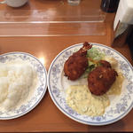 海老クリームコロッケ ランチ(技食人 パルク)