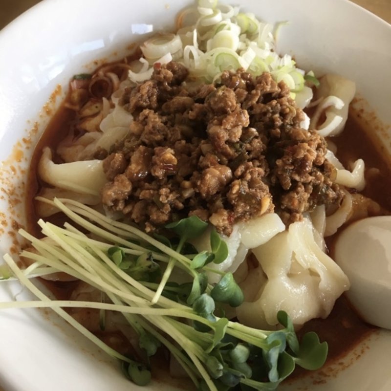 麻辛刀削麺（山椒入）(西安刀削麺 大河原店 （シーアントウショウメン）)