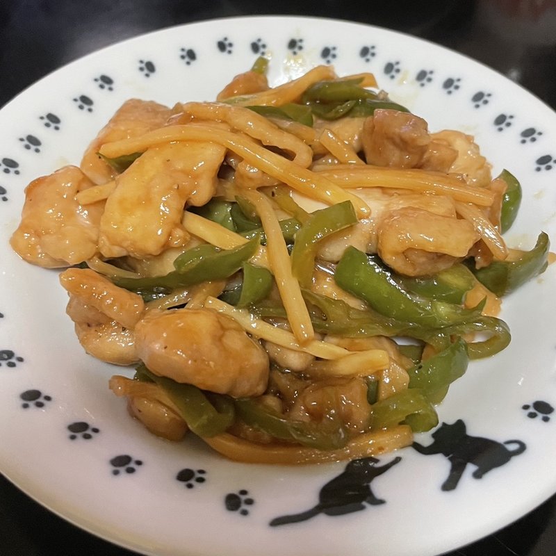 青椒肉絲(自宅)